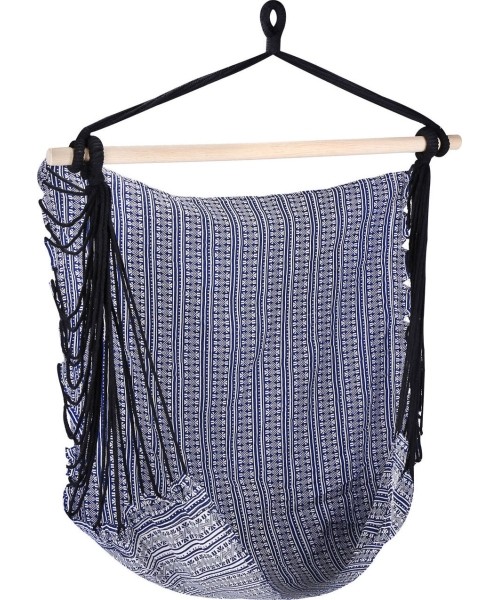 Hammocks Spokey: Hamakas / sėdimoji dalis juoda balta Spokey BENCH ETNO