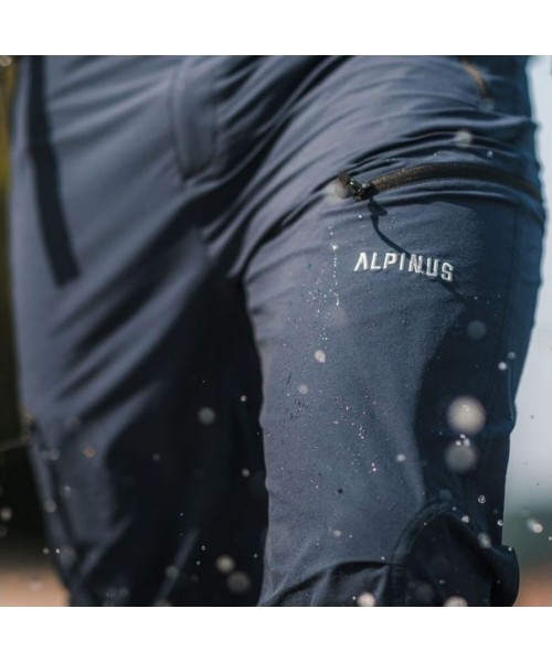 Survival Tools and Kits : Alpinus vyriškos trekingo kelnės Mieders tamsiai mėlynos