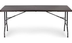 Stalai ModernHOME: Maitinimo stalas 180 cm + 2 suolai banketinis rinkinys rotango