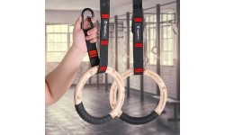 Gymnastics Rings inSPORTline: Mediniai gimnastikos žiedai inSPORTline Suspe II