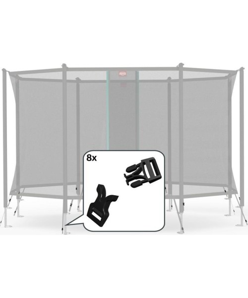 Batutų dalys ir aksesuarai BERG: Safety Net - Side Release Buckles (8x)