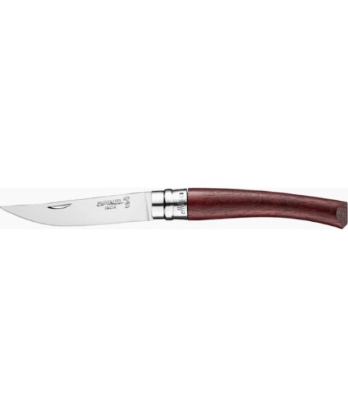 Hunting and Survival Knives Opinel: Opinel pocket knife with thin blade No.08 African coralwood handle