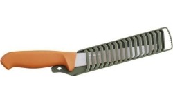 Medžiokliniai ir išgyvenimo peiliai Morakniv: Morakniv Medžioklinis tiesus iškaulinėjimo peilis oranžinis nerūdijantis plienas
