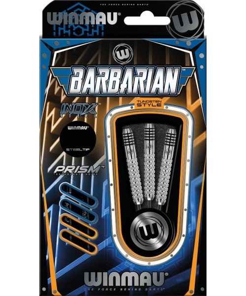 Darts Winmau: Winmau Barbarian Inox plieninės strėlės