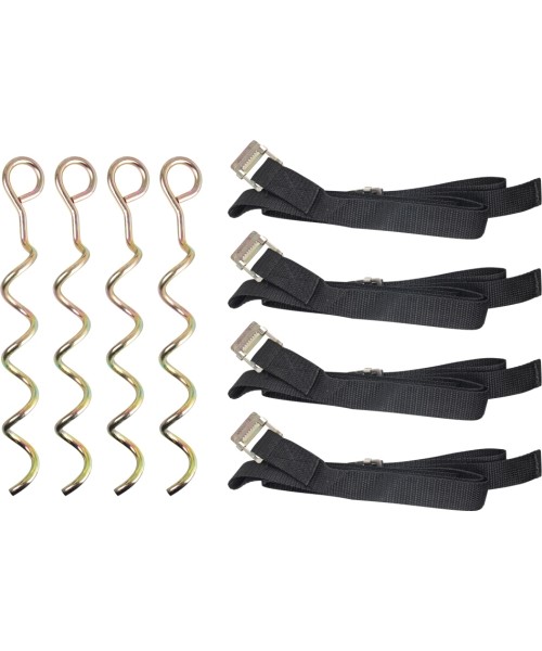 Trampoline Accessories inSPORTline: Spiralinių batuto kuoliukų rinkinys inSPORTline