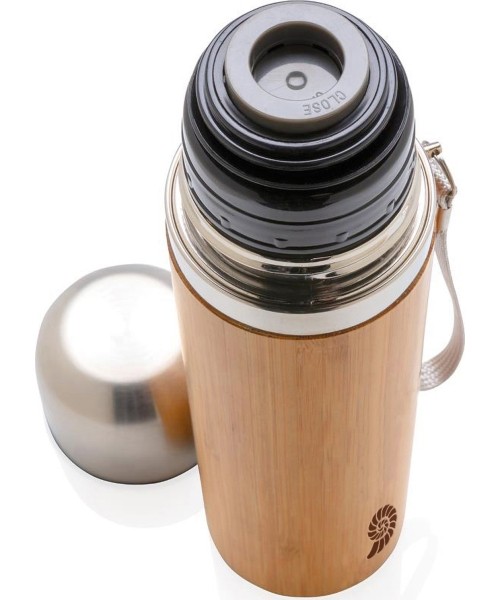 Flask Origin Outdoors Vacuum Bamboo, 0.5L, Stainless Steel