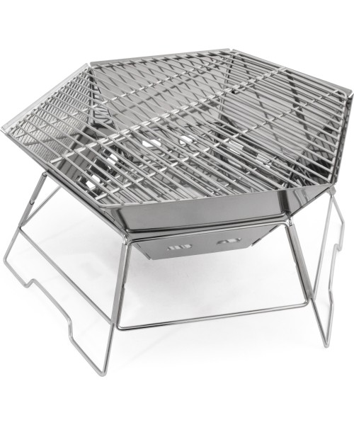 Coal Grills Origin Outdoors: Sulankstomas grilius Origin Outdoors Grill and Fire Bowl Hexagon, 40x45cm