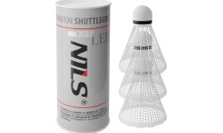 Badminton Shuttlecocks Nils: Nailoniniai badmintono plunksniukai Nils NBL6193, LED, 3 vnt.