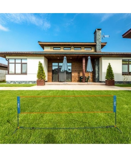 Badmintono tinklai Nils: Badmintono tinklas Nils NN400, 400 cm, visiškas dengimas