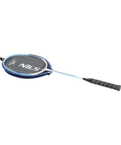 Badmintono raketės Nils: Badmintono raketė su dėklu Nils NR204, aliuminė