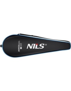 Badmintono raketės Nils: Badmintono raketė su dėklu Nils NR406, balta