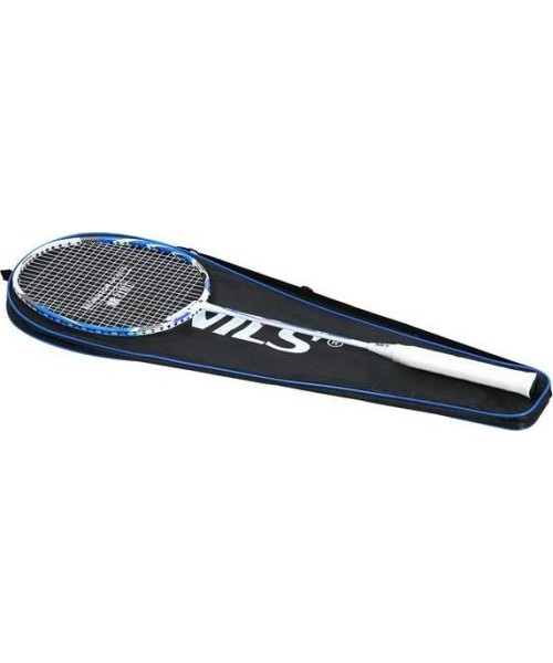 Badminton Rackets Nils: Badmintono raketė su dėklu Nils NR406, balta
