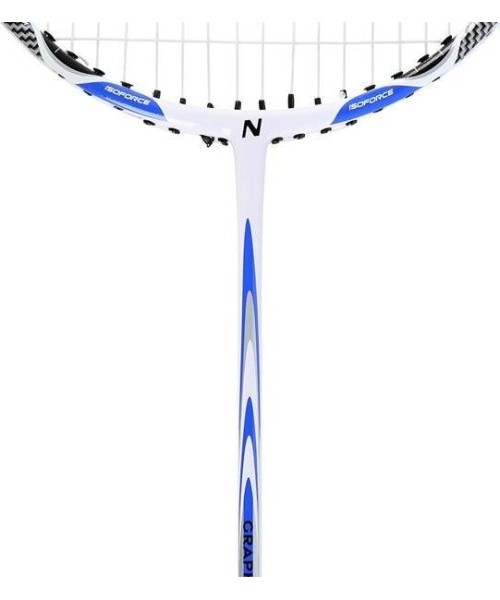 Badminton Rackets Nils: Badmintono raketė su dėklu Nils NR406, balta