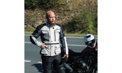 Vyriškos ilgos tekstilinės striukės BOS: Men’s Touring Motorcycle Jacket BOS Maximum