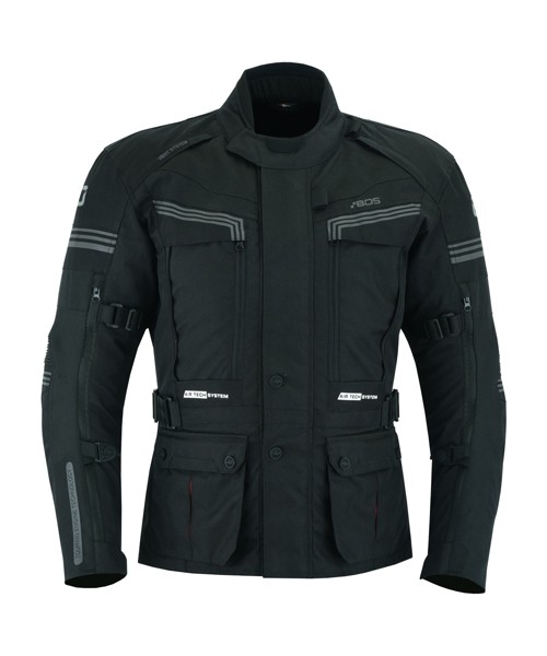 Vyriškos ilgos tekstilinės striukės BOS: Men’s Touring Motorcycle Jacket BOS Maximum