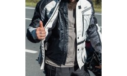 Vyriškos ilgos tekstilinės striukės BOS: Men’s Touring Motorcycle Jacket BOS Maximum