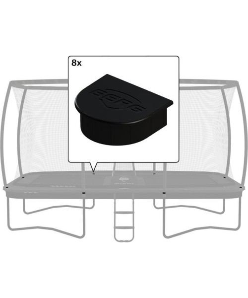 Trampoline Spare Parts BERG: Ultim Safety Net DLX XL - Covering Caps 410 (8x)