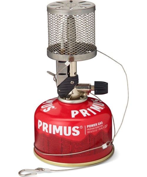 Camping Lamps Primus: Žibintas Primus Micron, su tinkleliu ir pjezo uždegikliu