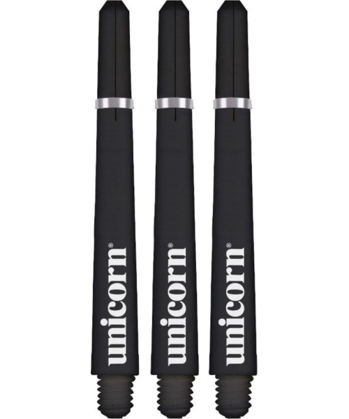 Velenai Unicorn: Dart Shafts Unicorn Gripper 4 Black Long – 3-Pack