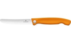 Hunting and Survival Knives : Peilis Victorinox Swiss Classic dantytas, oranžinis, sulankstomas