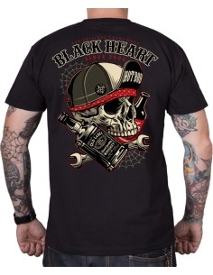Marškinėliai BLACK HEART Commander - Juoda