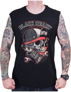 Sleeveless T-Shirt BLACK HEART Commander - Black