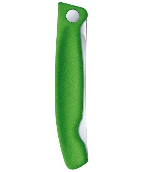 Medžiokliniai ir išgyvenimo peiliai : Peilis Victorinox Swiss Classic sulankstomas, dantytas, žalias
