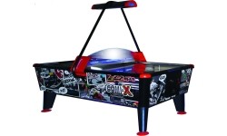 Oro ritulio stalai : "Airhockey Comix", juoda-mėlyna-raudona, skirtas komerciniam naudojimui, 199x107x81 cm, monetų tikrintuv...