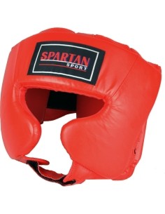 Bokso šalmas Spartan, raudonas