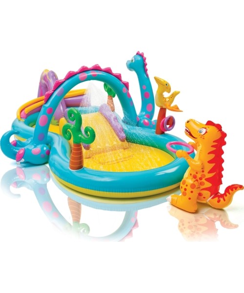 Children's Pools Intex: Vandens žaidimų aikštelė-baseinas Intex, su čiuožykla