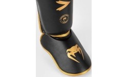 Leg Protection Venum: "Venum Challenger" blauzdų apsaugos - juodos/auksinės