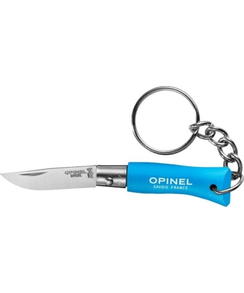 Hunting and Survival Knives Opinel: "Opinel Colorama 02 inox grab blue" raktų pakabukas
