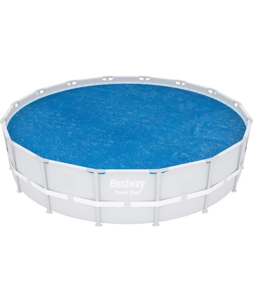 Vandens atrakcionai Bestway: "Bestway Solar" apvalus baseino dangtis 457 cm