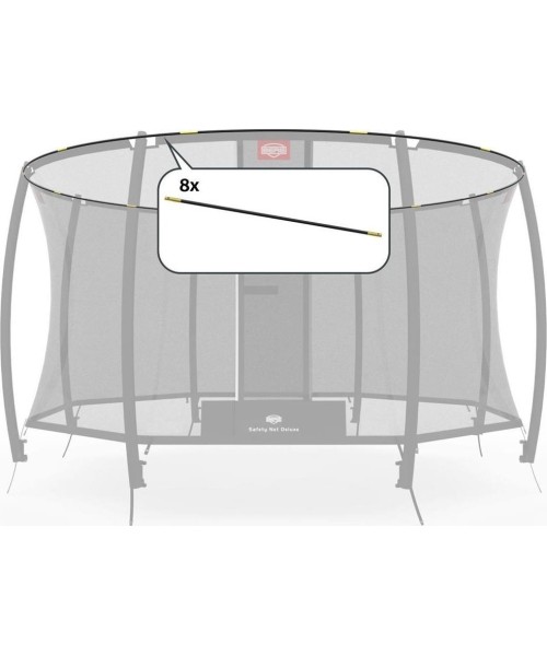 Trampoline Spare Parts BERG: Pagrindo atraminiai vamzdžiai Berg Safety Net Deluxe 270 9FT
