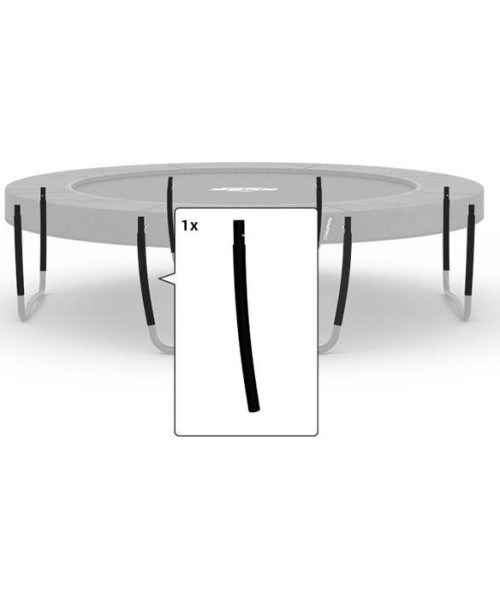 Batutų dalys ir aksesuarai BERG: Champion/Elite - Middle post 270, (Curved,Black)