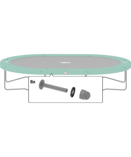 Trampoline Spare Parts BERG: Fasteners for Toprail 48mm & 50,8mm