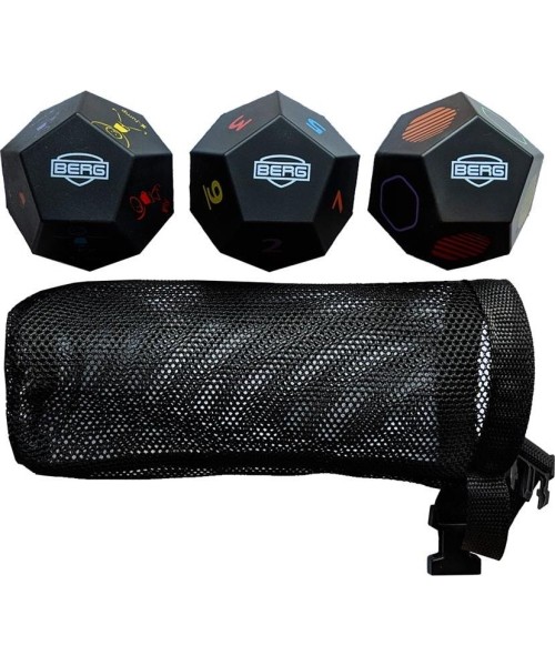 Batutų dalys ir aksesuarai BERG: Levels - 3 Foam Balls + Storage Bag