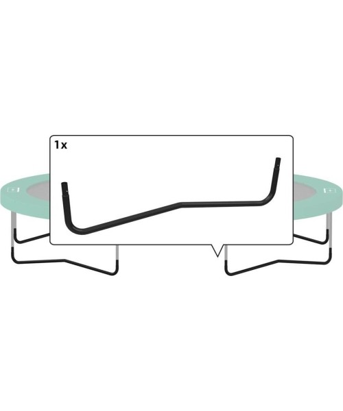 Trampoline Spare Parts BERG: Grand Champion - W-Leg Black 350