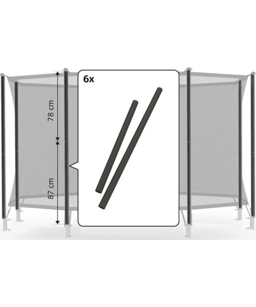 Trampoline Spare Parts BERG: Safety Net Comfort - Foam Set 200 (87+78cm)