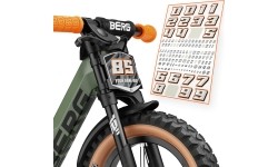 BERG Biky Trail žalias su rankiniu stabdžiu