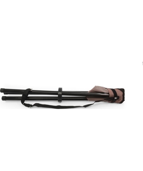 Sulankstoma taburetė Travelchair BasicNature, ruda
