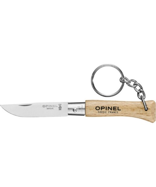 Hunting and Survival Knives Opinel: Kišeninis peilis Opinel Nr.4 su pakabuku raktams