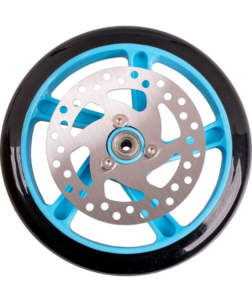 Atsarginiai motorolerių ratai inSPORTline: Keičiamasis ratas su stabdžių rotoriumi inSPORTline Discola motoroleriui 200 x 30 mm