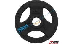 Steel inSPORTline Plates Beltor: Ketaus svoris su rankenomis Platinum Fitness Beltor HRD System Line, 1.25kg, 29mm