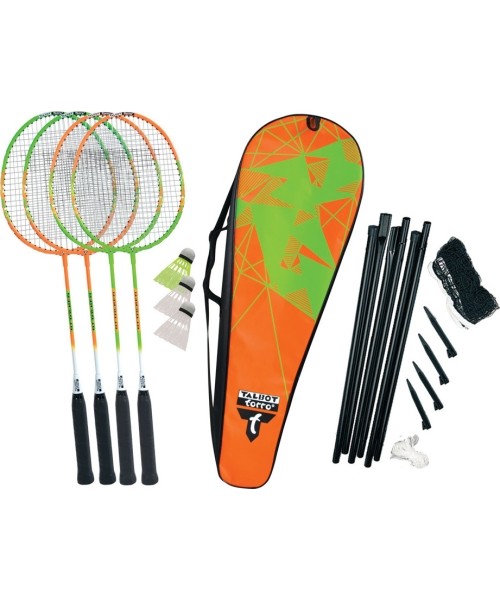 Badminton Rackets : Badmintono rinkinys Talbot Torro 4 Attacker Plus 449406