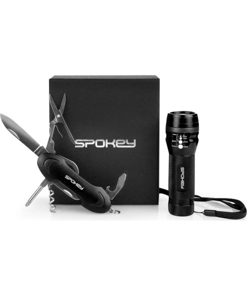 Hunting and Survival Knives Spokey: Daugiafunkcis įrankis Spokey Zoom, juodas, 2 vnt.