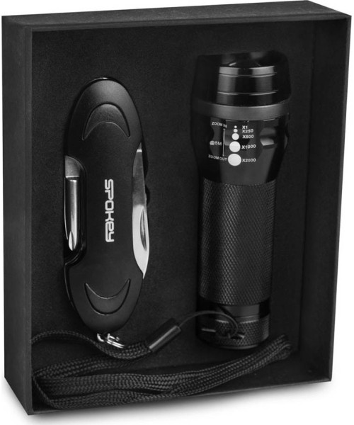 Multitool Spokey Zoom, Black, 2 pcs.