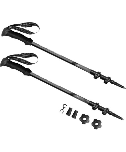 Nordic Walking Poles Spokey: Trekingo lazdos Spokey Zion, pilkos-juodos