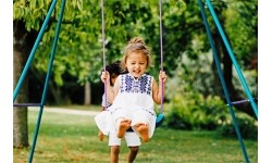 Vaikiškos sūpynės ir nameliai PLUM: Metalinės sūpynės Plum 2in1
