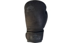 Buffalo Leather boxing gloves black 14oz
